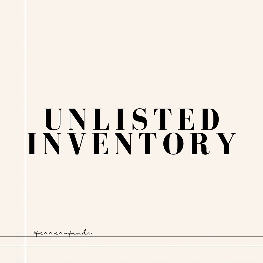 UNLISTED INVENTORY  #1-40